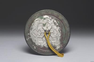 图片[2]-“Yuxia” bronze mirror decorated with ginkgo leaves, Sui to early Tang dynasty, 7th century-China Archive